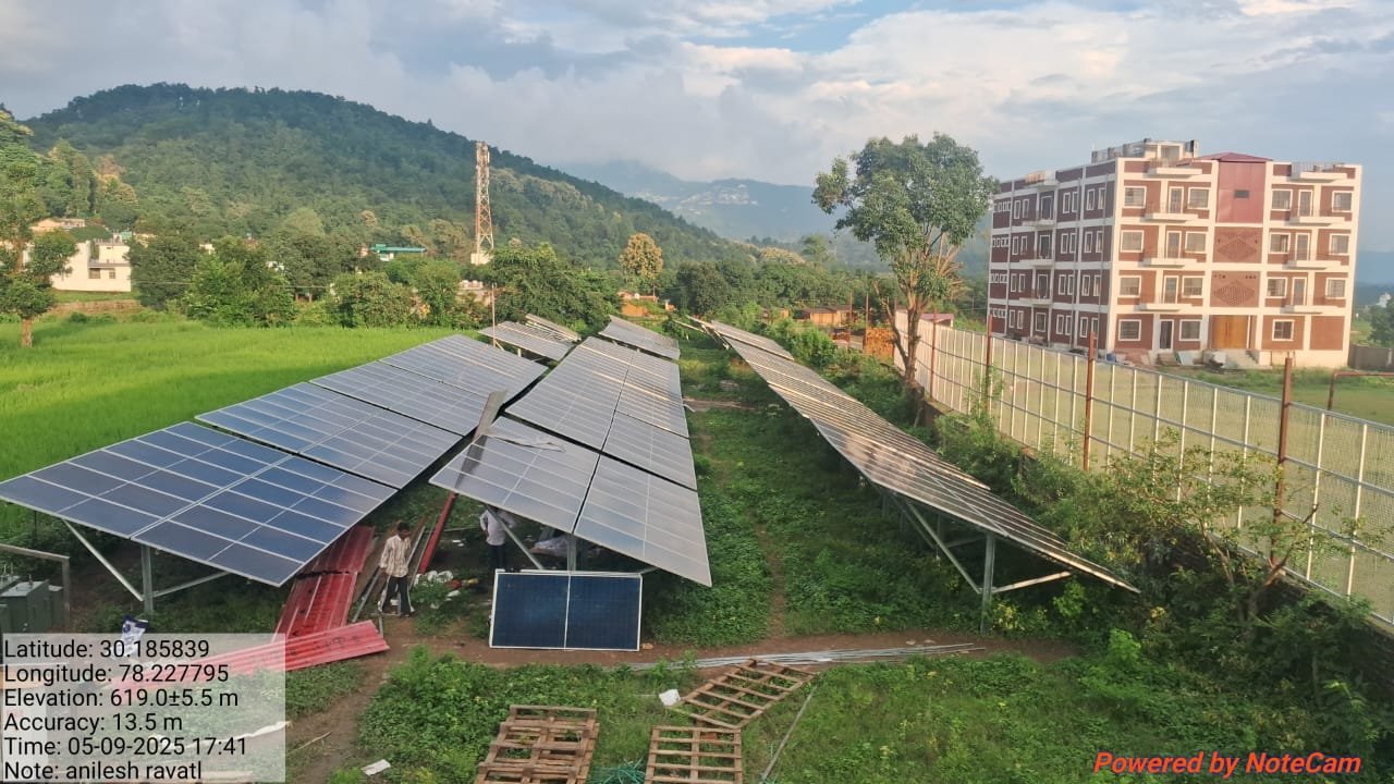 Ranipokhari ground mounted solar